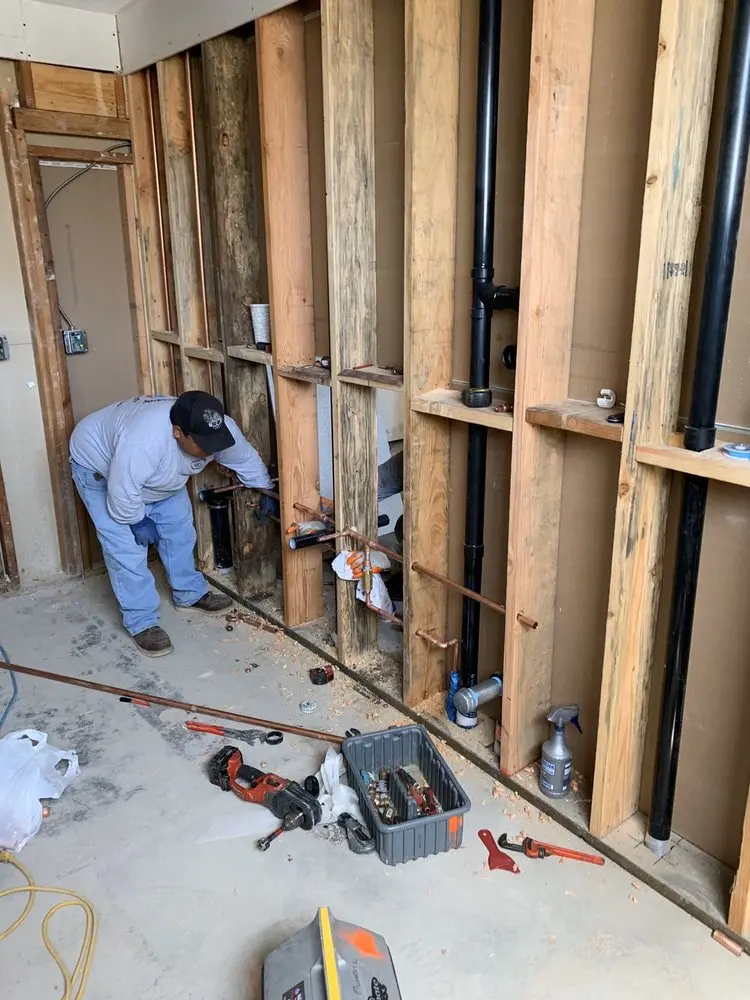 Commercial rough-in plumbing for Water Heater Replacement in Valrico